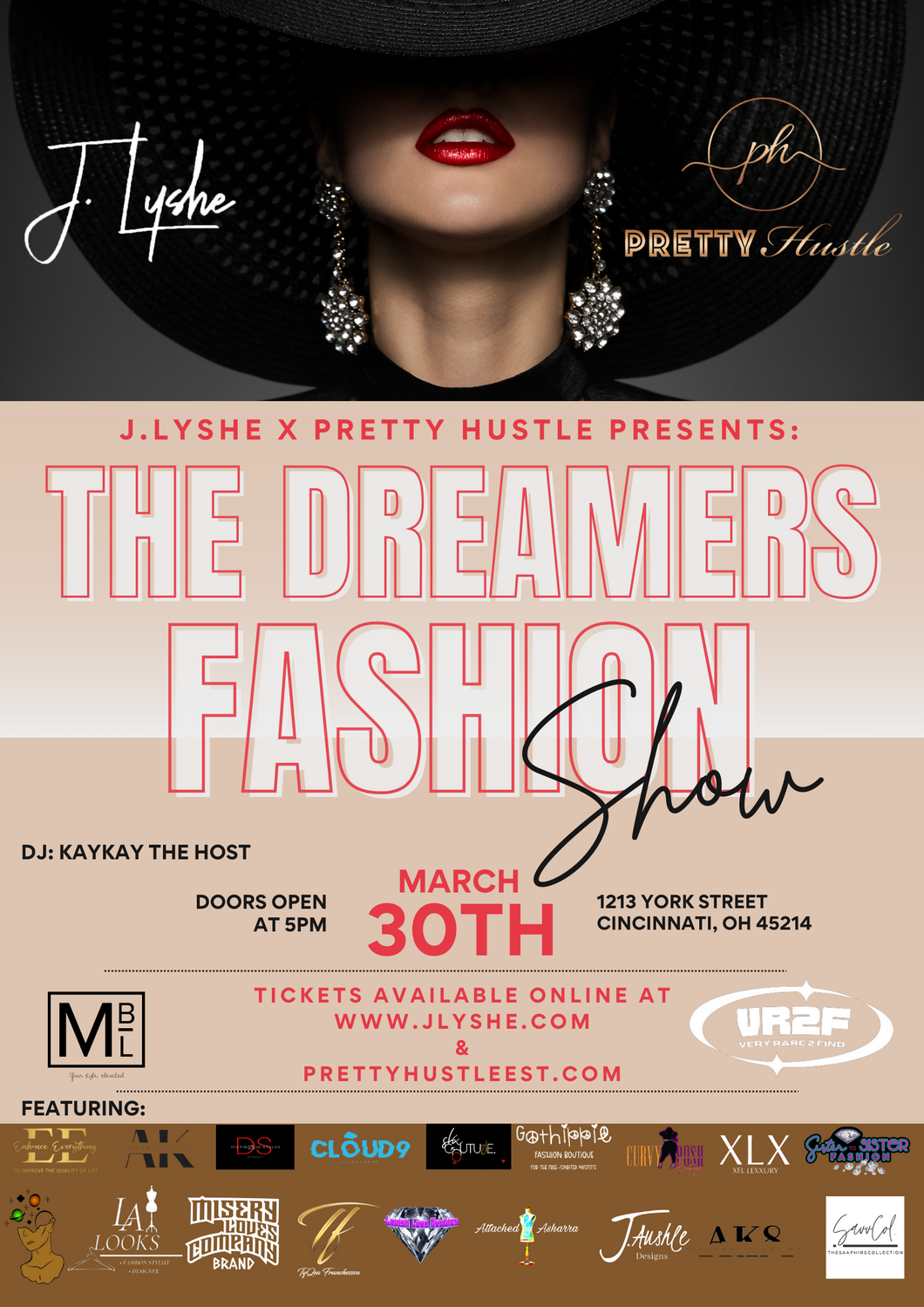 The Dreamers Fashion Show March 30th 5pm