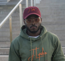 Load image into Gallery viewer, Burgundy &amp; Orange Hat
